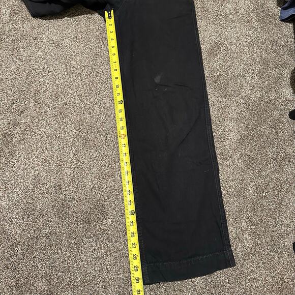 UNIQLO Unisex Relaxed Lightweight Jeans Size 23X32 In Black - Picture 8 of 12